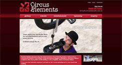 Desktop Screenshot of circuselements.com.au